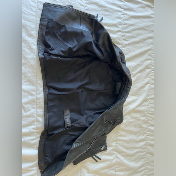 AllSaints Dalby Leather Biker Jacket - Picture 10 of 10